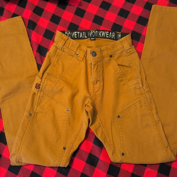 Dovetail Workwear Denim - Dovetail Workwear Women’s Carhartt-Style Brown Work Jeans